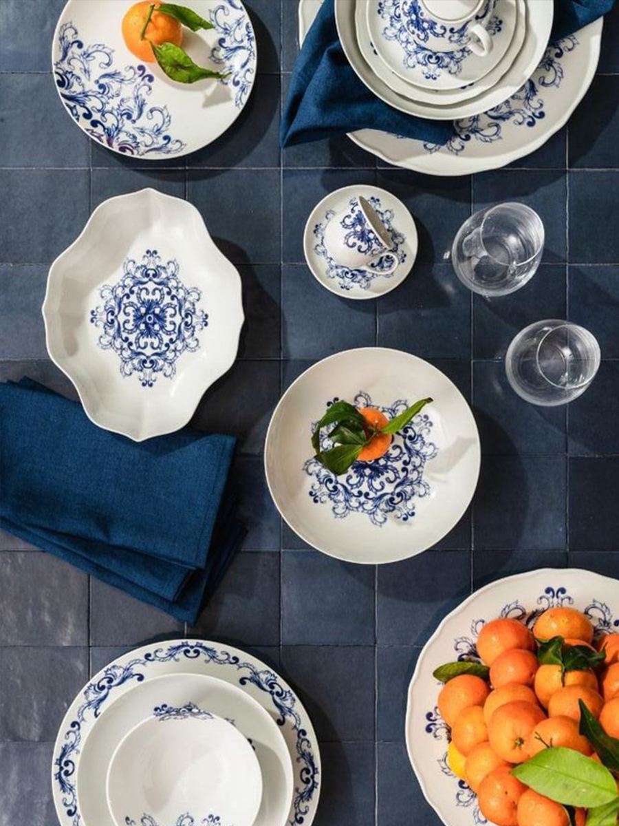Elegant Rosenthal porcelain tableware set showcased by Reef Hospitality Solutions in Saudi Arabia